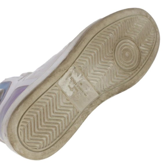 LOUIS VUITTON Monogram Rivoli Line High Top Sneakers Leather - Picture 14 of 16